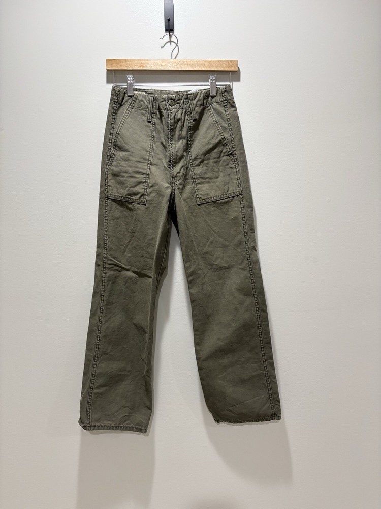 LEVIS Women’s Ribcage Straight Utility Pants Olive Night Size 26