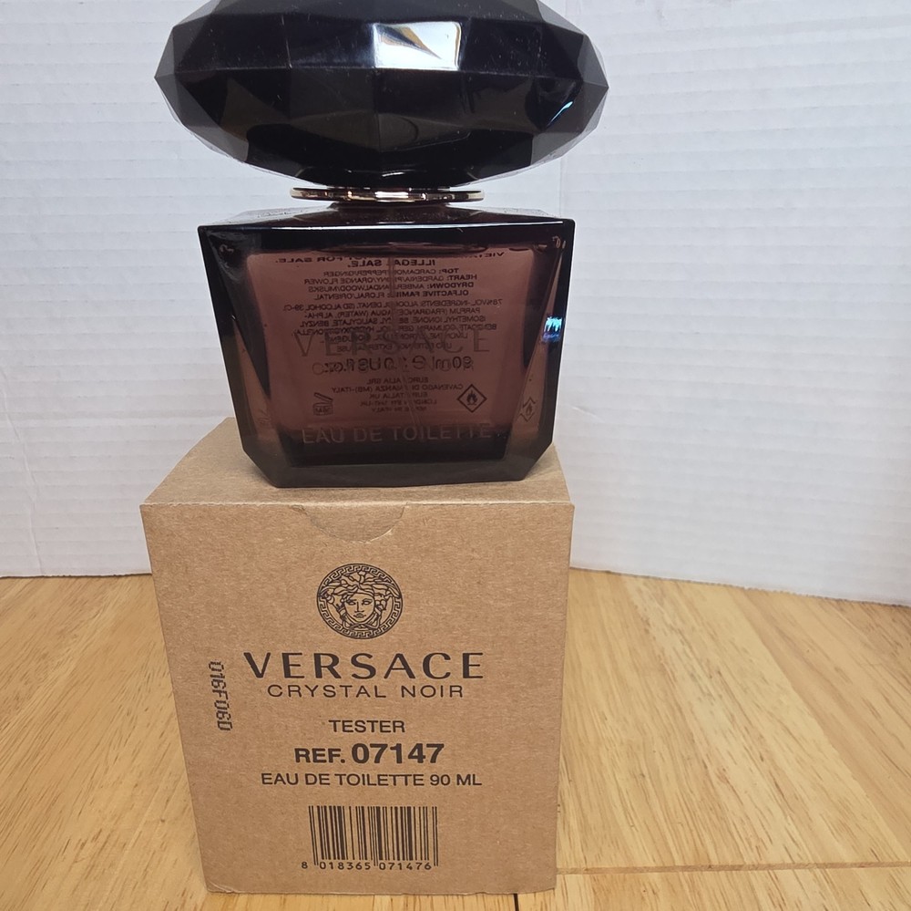 VERSACE CRYSTAL NOIR Perfume 3.0 oz women edp NEW tester with cap #C3B