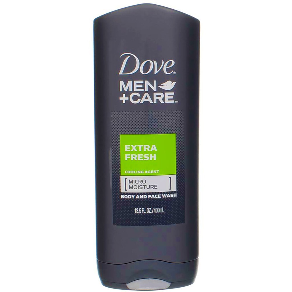 Dove Men+Care Micro Moisture Body and Face Wash, Fresh, 13.5 fl oz