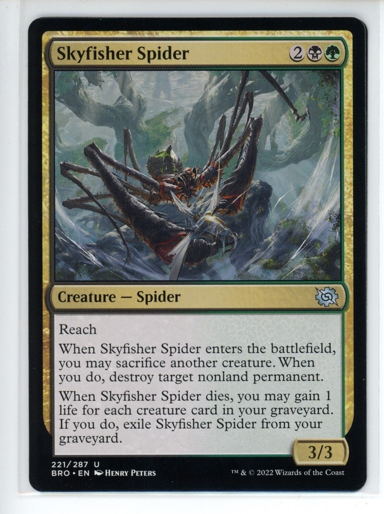 SKYFISHER SPIDER The Brothers' War #221 BRO(NM+)(MTG)