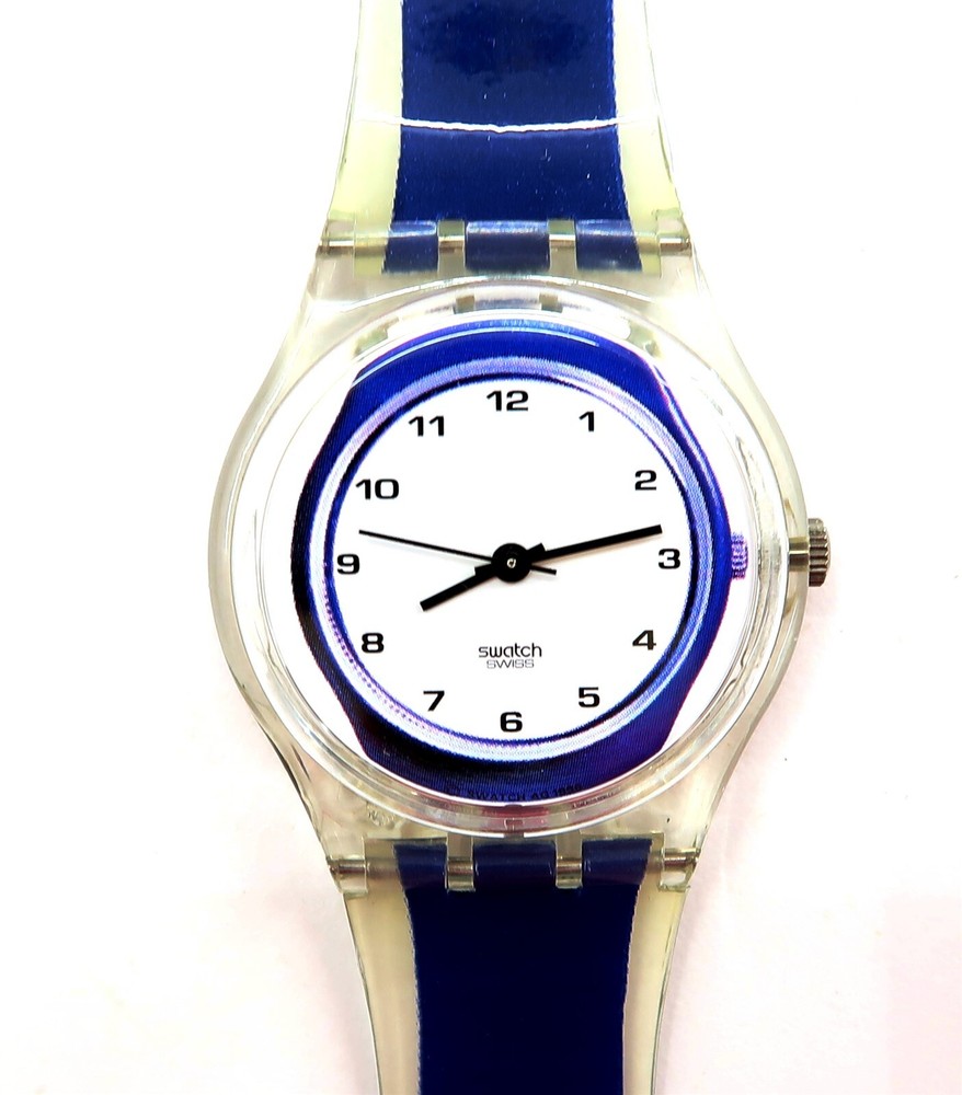 Vintage 1997 NOS Swatch SMALL IN BIG GK254 Watch with Case & Papers