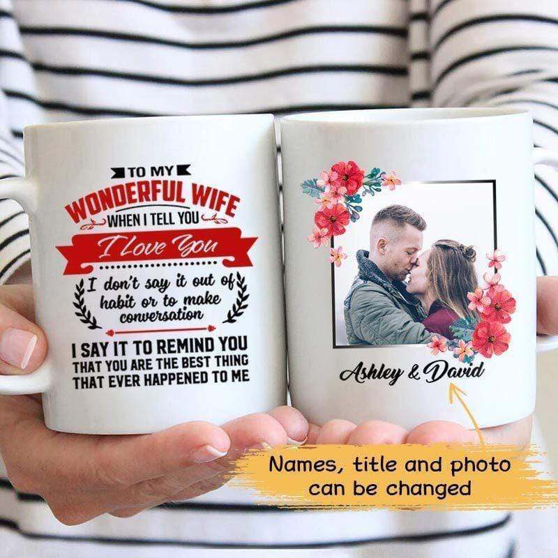 Best Thing Ever Happened Couple Personalized Photo Mug Family Mug Funny Gift