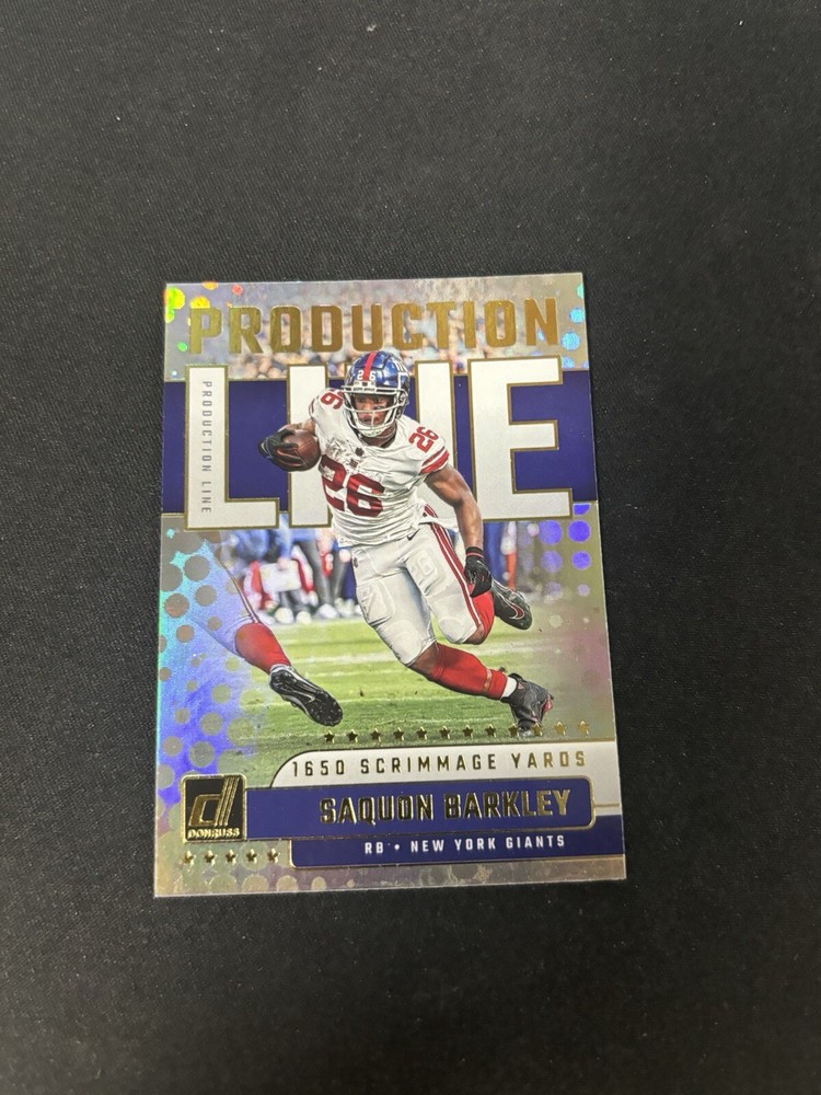 2023 Donruss Saquan Barkley Production Line