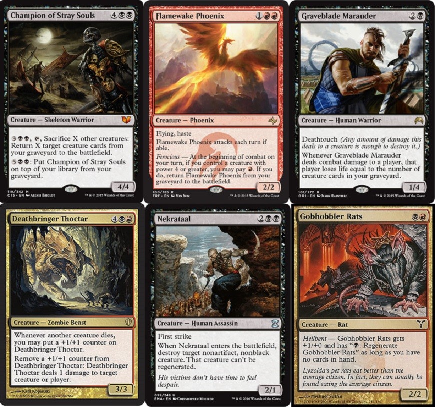 Rakdos Revenge Deck with Champion of Stray Souls - MTG Magic 60 Cards