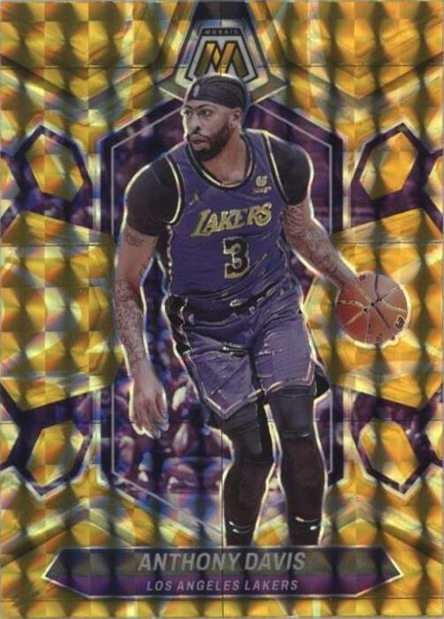 2023-24 Panini Mosaic - Reactive Yellow Mosaic Prizm #73 Anthony Davis