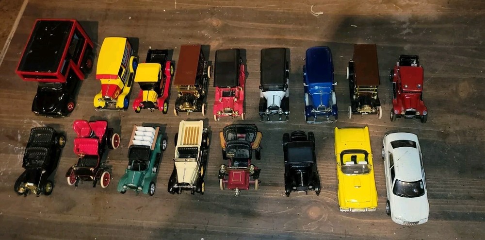 17 Vintage Diecast Car Set Personal Collection