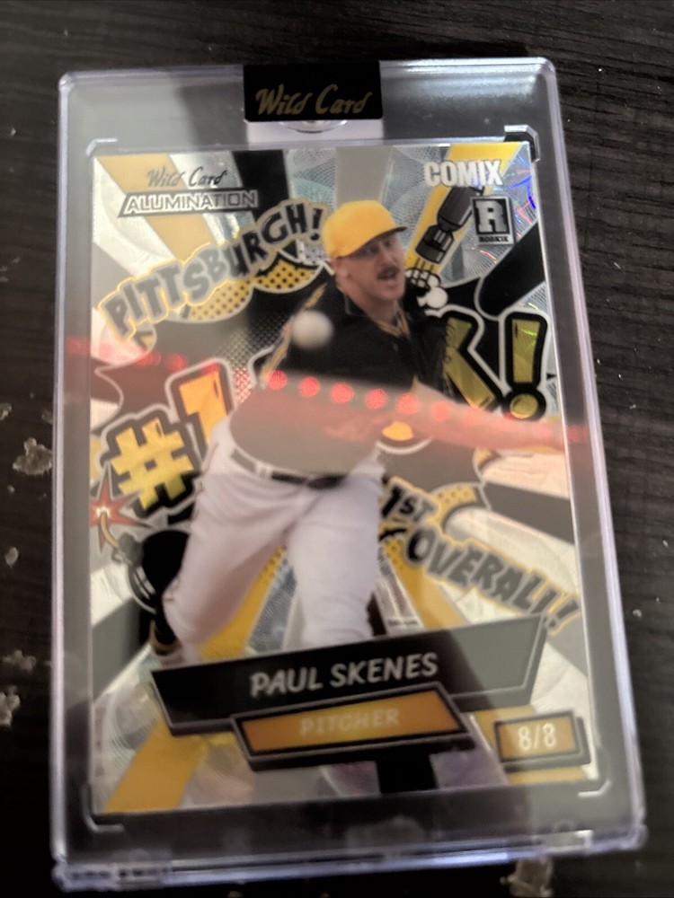 2024 Paul Skenes Wild Card Alumination #1 Number One Pick 8/8 🔥🔥🔥🔥
