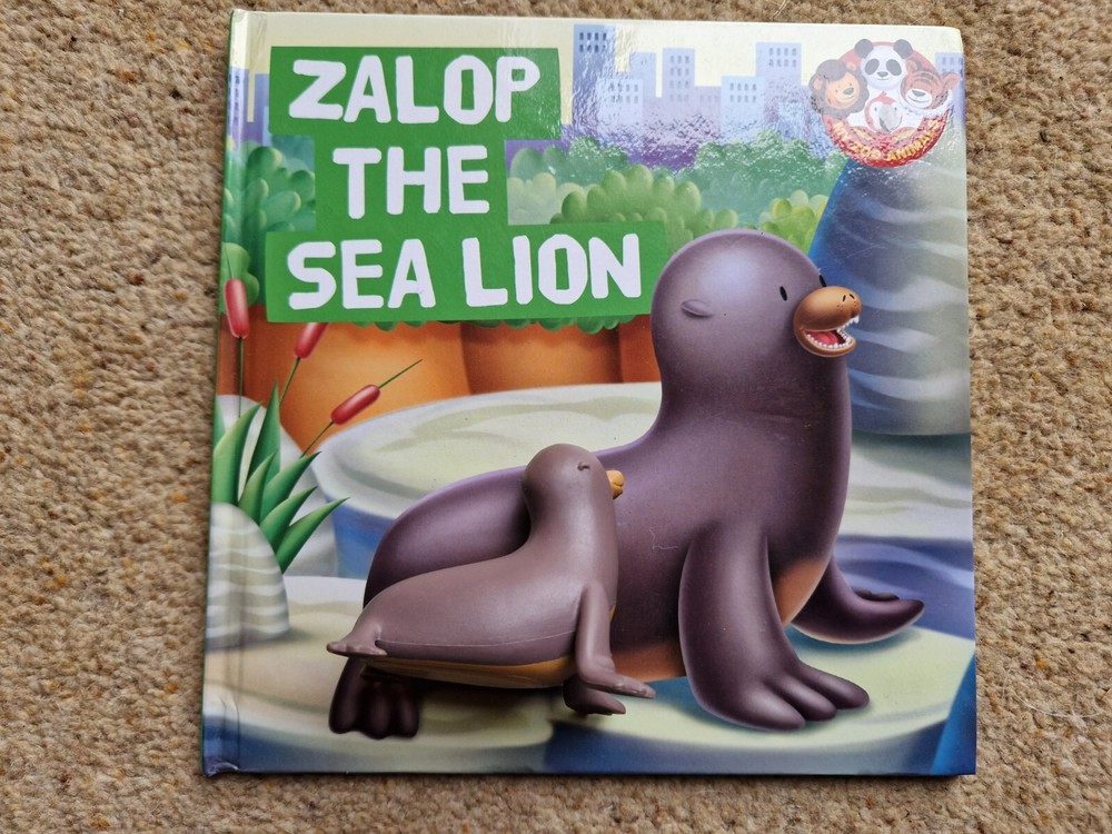 DEAGOSTINI MY ZOO ANIMALS COLLECTION - ZALOP THE SEA LION FIGURE & BOOK SET