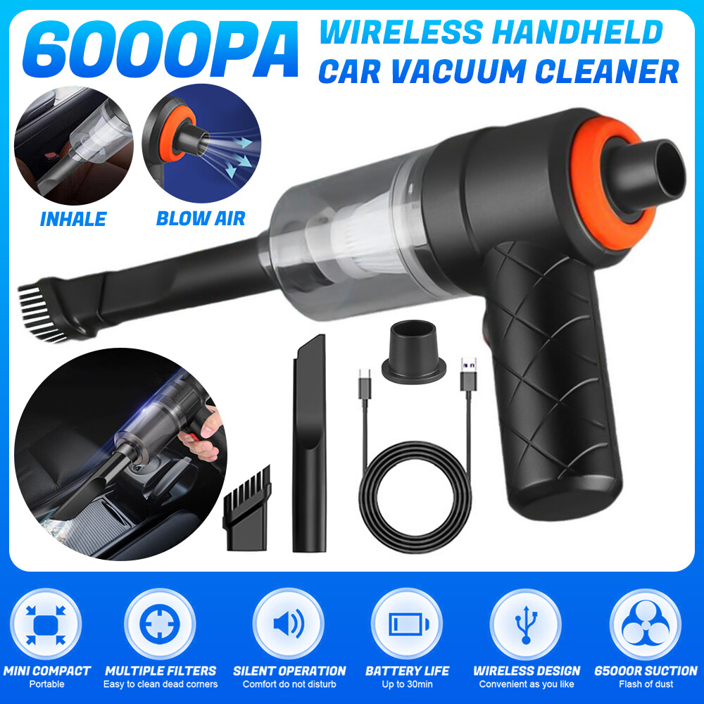 120W Handheld Cordless Vacuum Cleaner Small Mini Portable Air Blower Car Home US