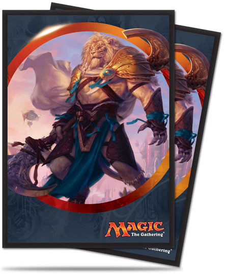 Ajani, Unyielding Sleeves (80ct) Ultra Pro GAMING SUPPLY BRAND NEW ABUGames