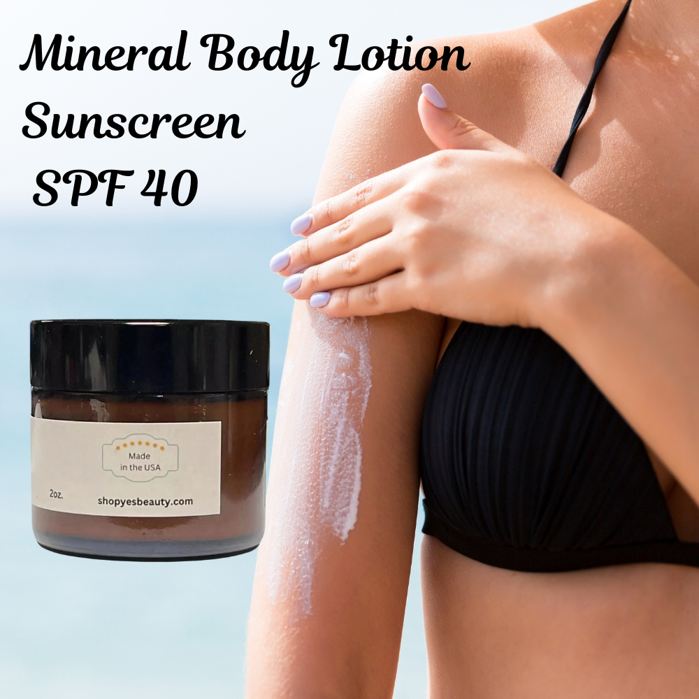 Mineral Sunscreen Body Lotion SPF40 with Shea Butter & Coconut Oil
