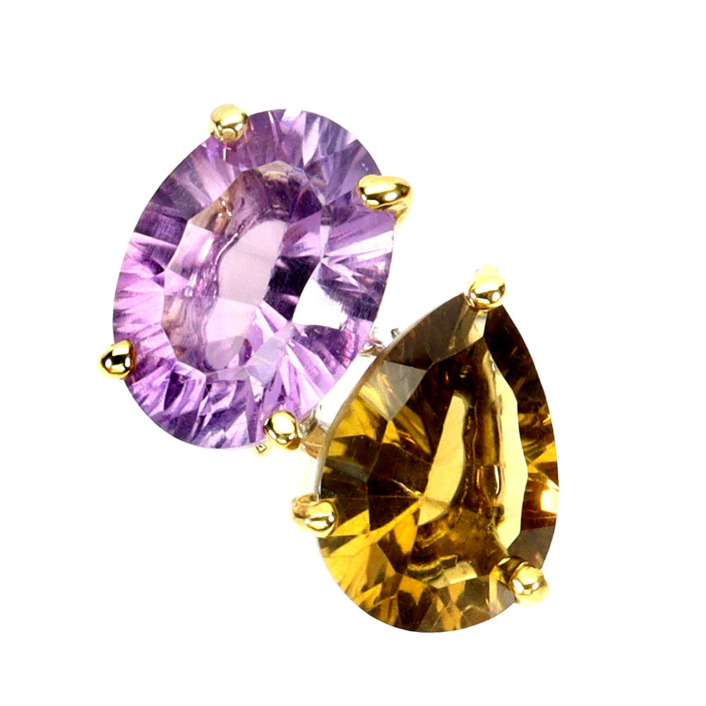Handmade 925 Sterling Silver Oval Amethyst Gemstone Ring Size 7.5