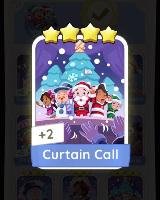 Curtain Call MONOPOLY 4 Stars ⭐️⭐️⭐️⭐ Sticker | FAST DELIVERY