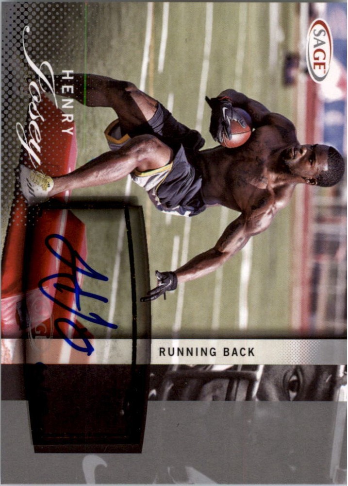 2014 SAGE Autographs Silver #27 Henry Josey Auto /99 - NM-MT