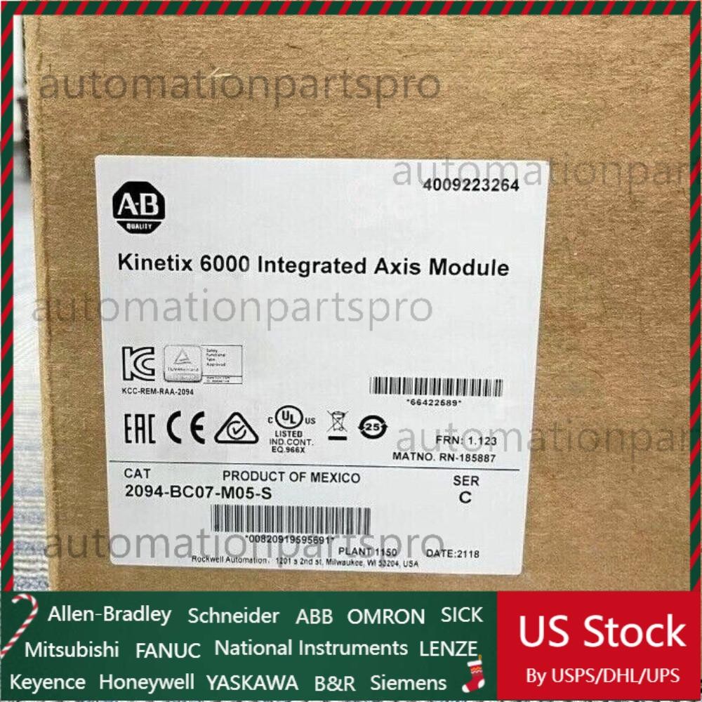 Allen-Bradley Kinetix 6000 Integrated Axis Module 2094-BC07-M05-S US Free Tax