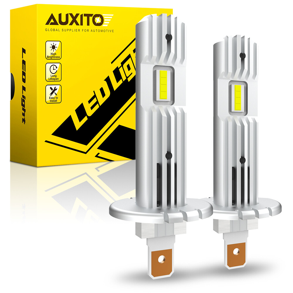 2X H1 Xenon Halogen White Headlight Light Lamp High/Low Beam 12V 6500K Bulb 55W