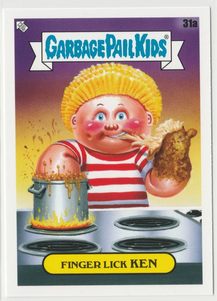 Garbage Pail Kids GPK 2021 Food Fight Finger Lick Ken #31a Card