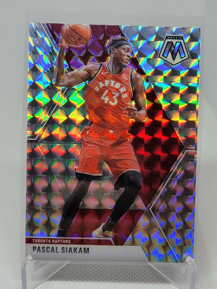 2019-20 MOSAIC SILVER PRIZM #19 PASCAL SIAKAM TORONTO RAPTORS A6B