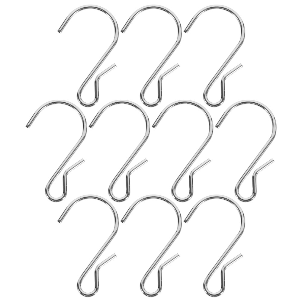 72-Piece Metal Hanging Hooks for Kitchen, Jewelry, or Storage Organization