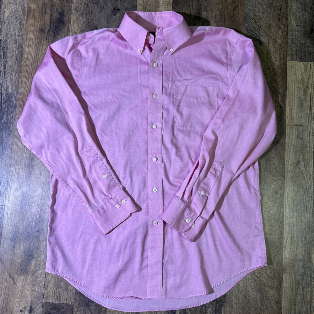 Lauren Ralph Lauren Men’s 15 1/2 32/33 Non Iron Pink Button Down Shirt