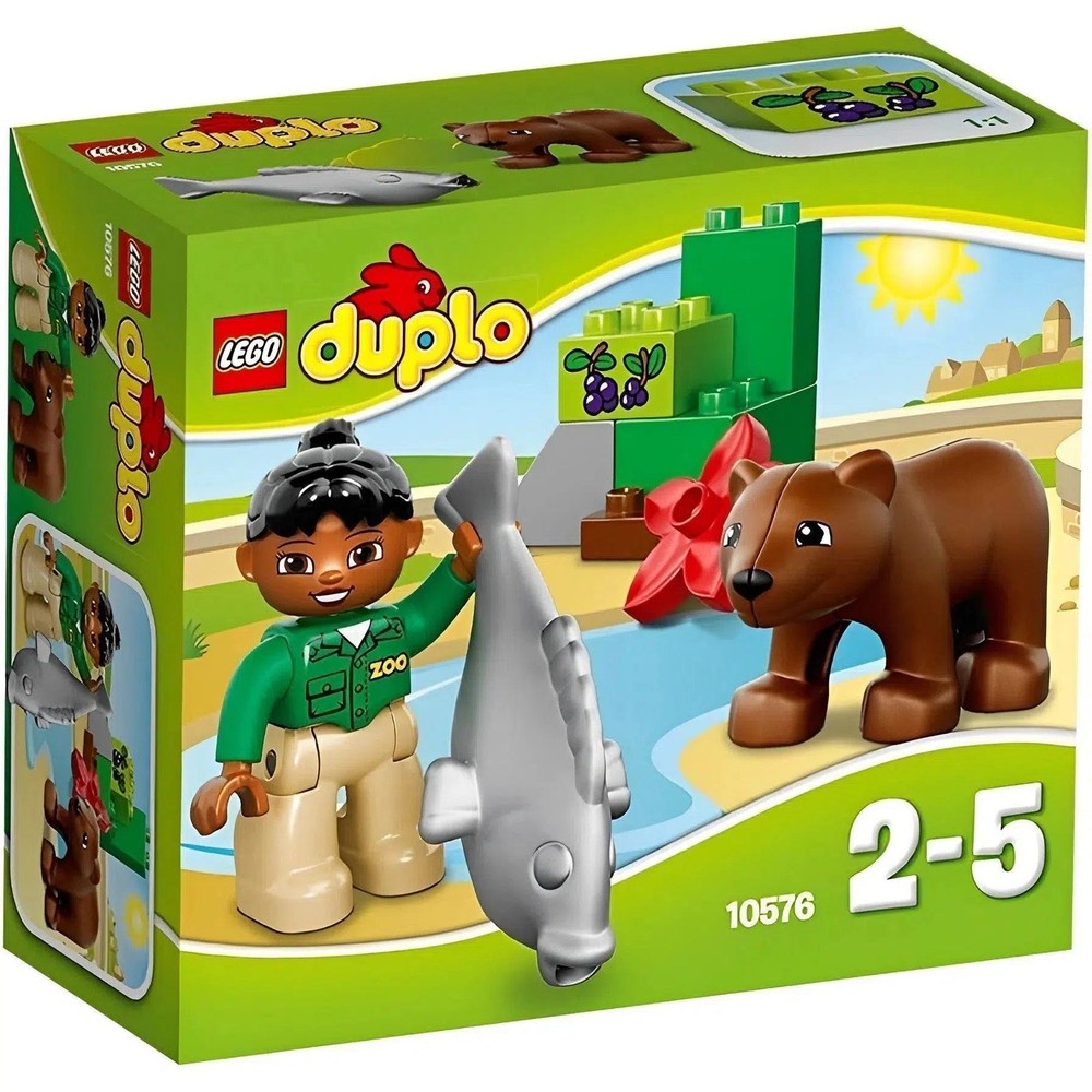 LEGO Duplo Zoo Care Building Set with Animal Figures 10576
