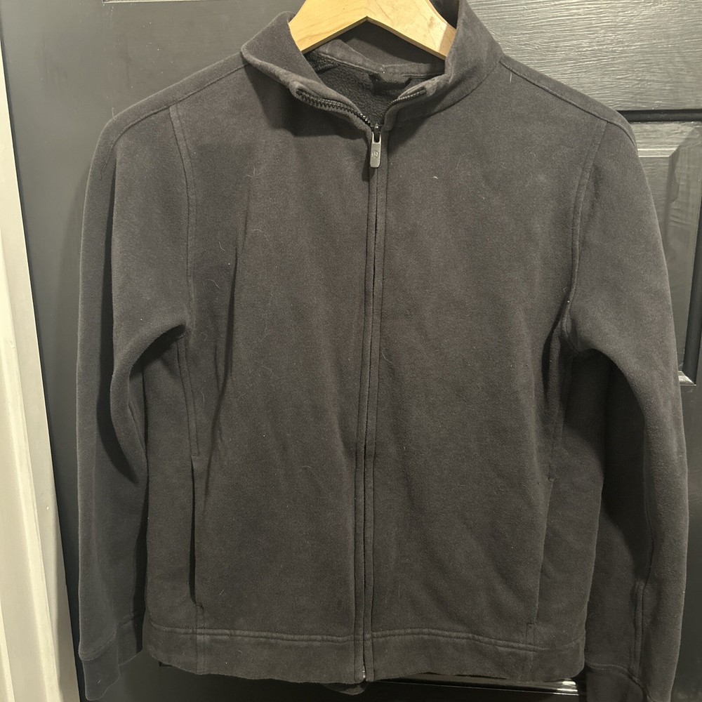Lululemon Wind Down Jacket Women 6 Black Full Zip Up Athletic Yoga