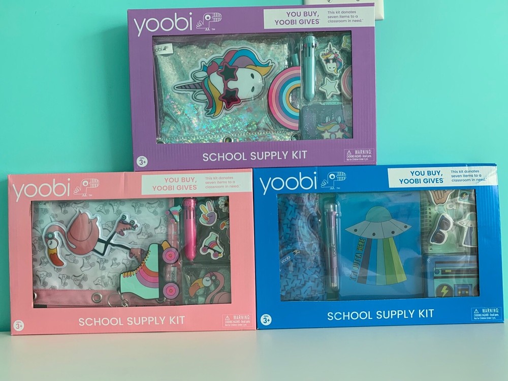 Yoobi Trendy Back to School Fashion Supply Kit for Kids  -image