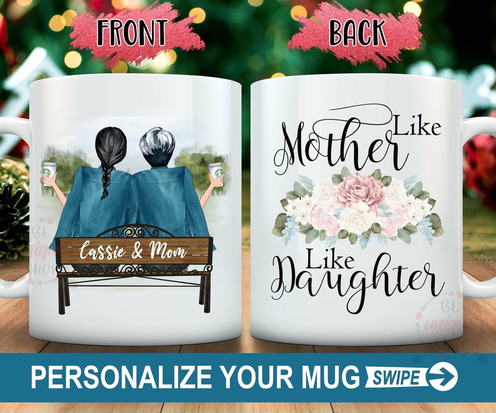 Mothers Day Gift From Daughter Like Mother Like Daughter Coffee Mug World's Best