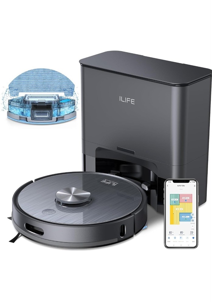 Robot Vacuum Cleaner,Auto Empty Cleaning Vacuum and Mopping Wet / Dry Sweeping