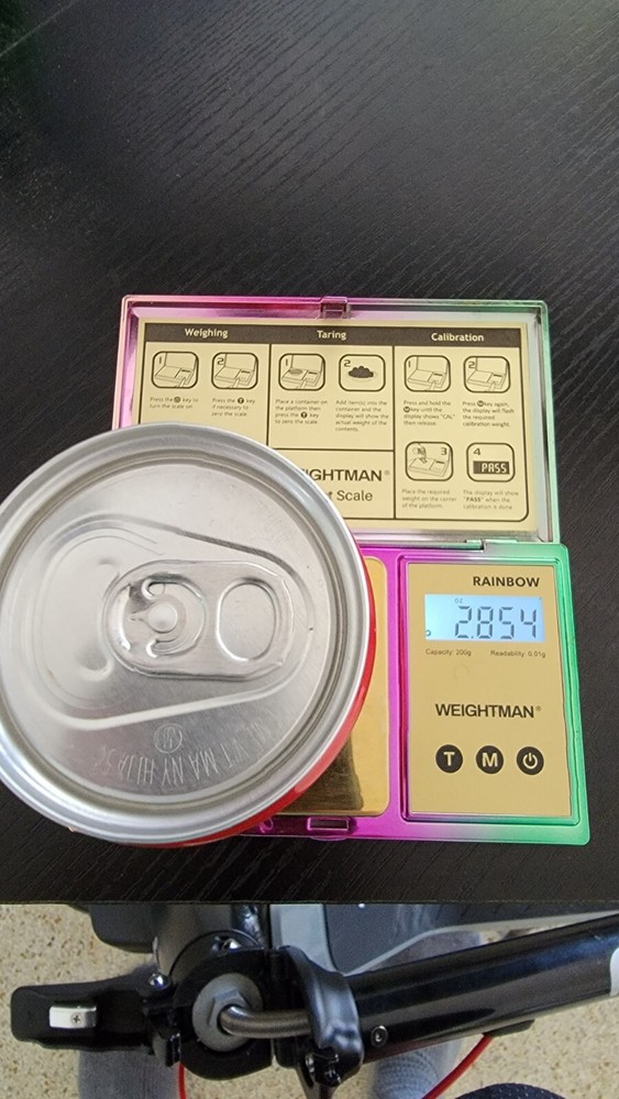 COLLECTORS ITEM - Sealed Coca-Cola Mini Can 1/3rd Full Factory Error RARE