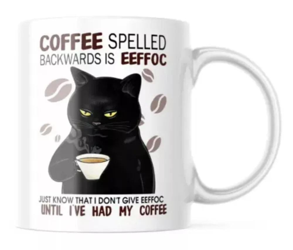 EEFFOC Funny Coffee Cup - 11oz & 15oz MixNMatch Mugs - Perfect Gift