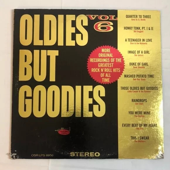 Oldies But Goodies Volume 6 Vinyl Record Album