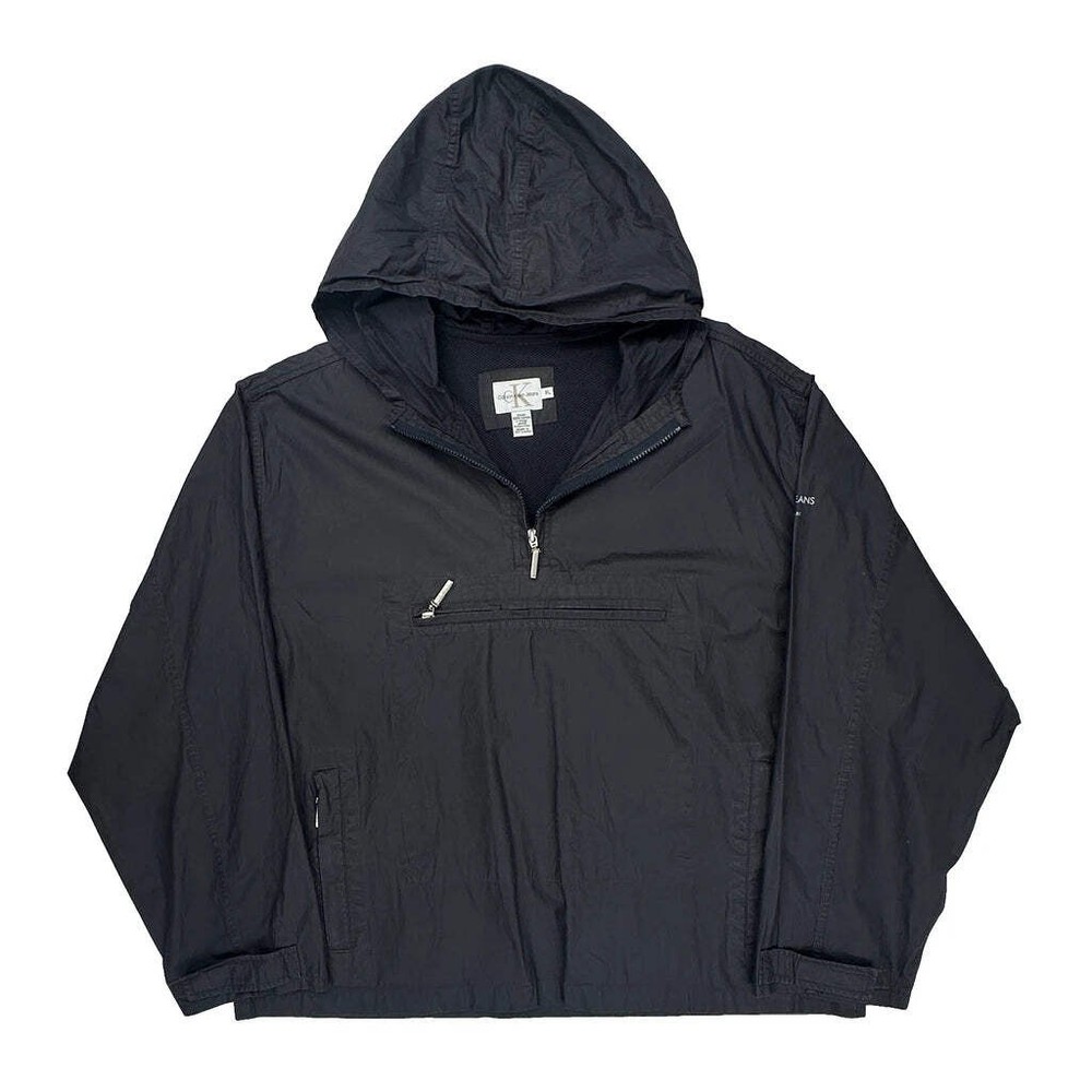 Calvin Klein Jeans Windbreaker - XL Black Cotton