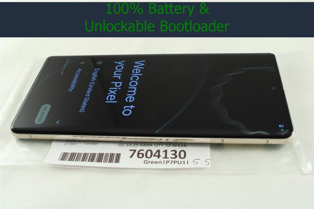 Google Pixel 7 Pro Unlocked AT&T T-Mobile Verizon Unlockable Bootloader 7604130