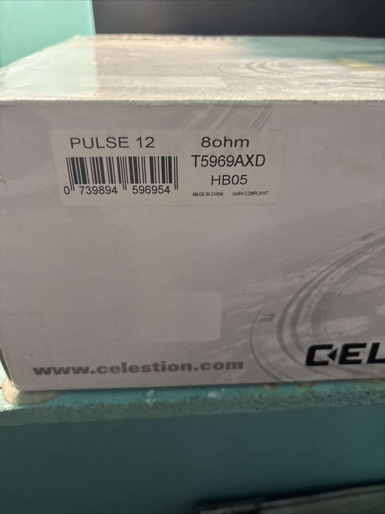 Celestion Pulse 12 High-Performance Guitar Speakers for Rich Tone