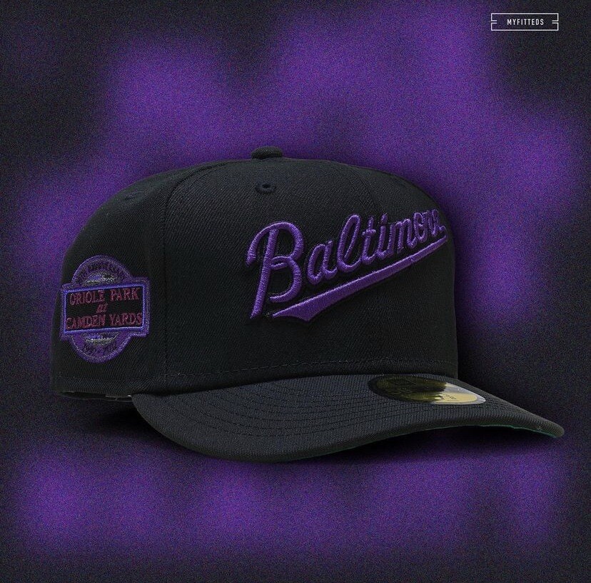 MyFitteds - Baltimore Orioles “Masters Of Reality” Black Sabbath 🦇- Size 7 5/8