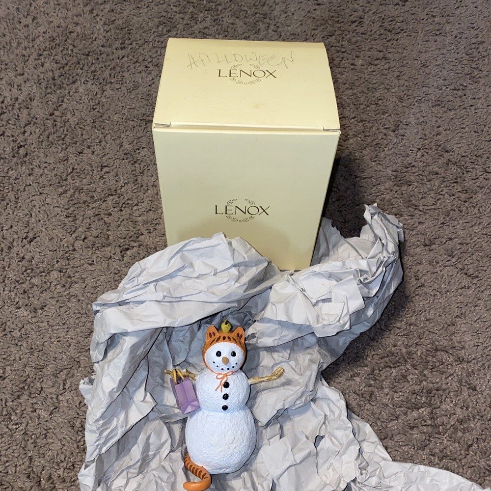 Lenox Lynn Bywaters Pretty Prowler Halloween muñeco de nieve ¡Estatuilla! VER! ¡COMO ESTÁ!