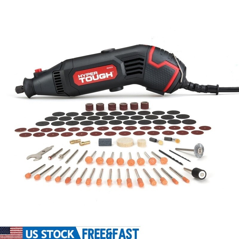 Corded Rotary Tool 1.5 Amp 105 Accessories Variable Speed Precision DIY Projects
