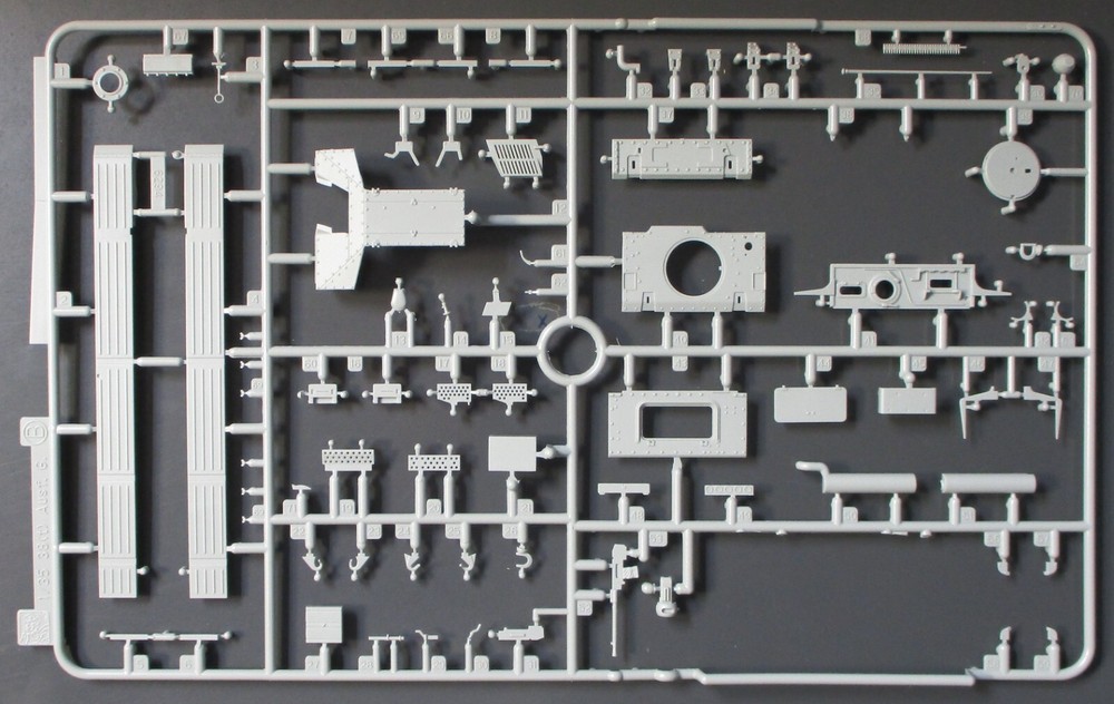 Cyber Hobby 1/35th Scale Marder III Ausf. M - Parts Tree B from Kit No. 6468