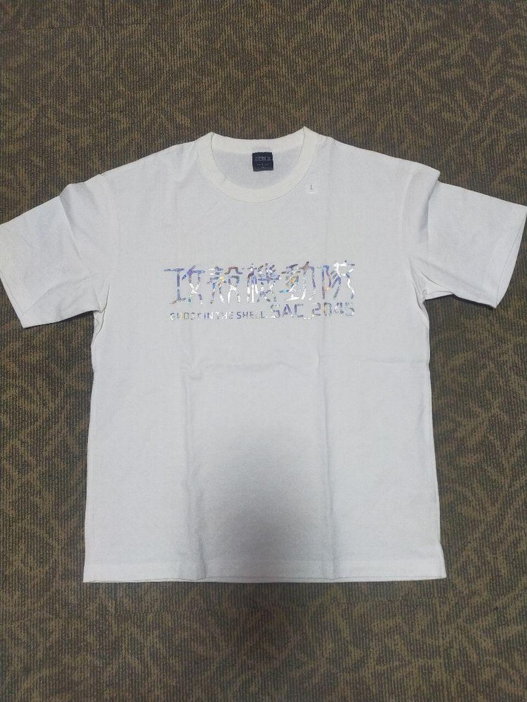 Ghost in the Shell GU Anime Graphic T-Shirt Size L - Motoko Kusanagi Design