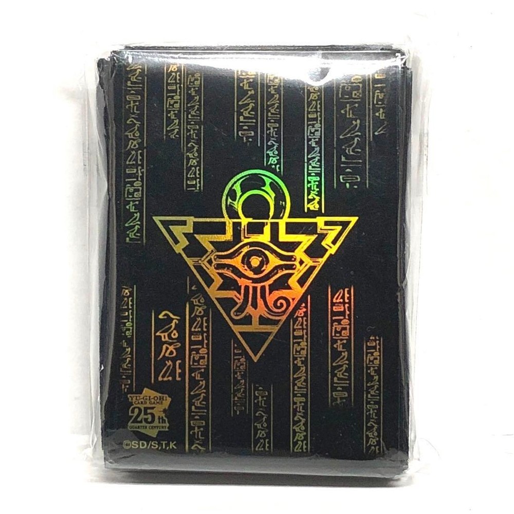 Yu-Gi-Oh Millennium Puzzle Card Sleeves Black 100-Pack YCSJ YACS Tournament Prize