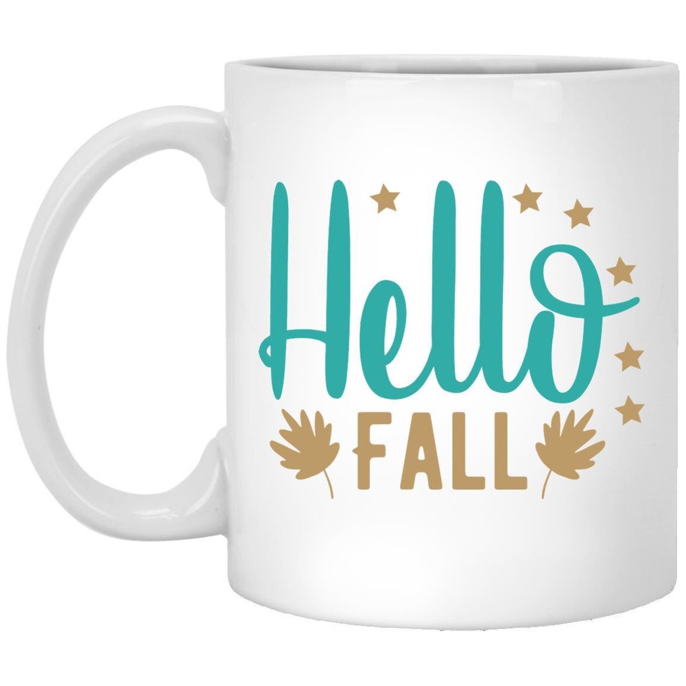 Thanksgiving Mug Hello Fall Coffee Mugs Gift For Mom Dad Grandma Grandpa Brother