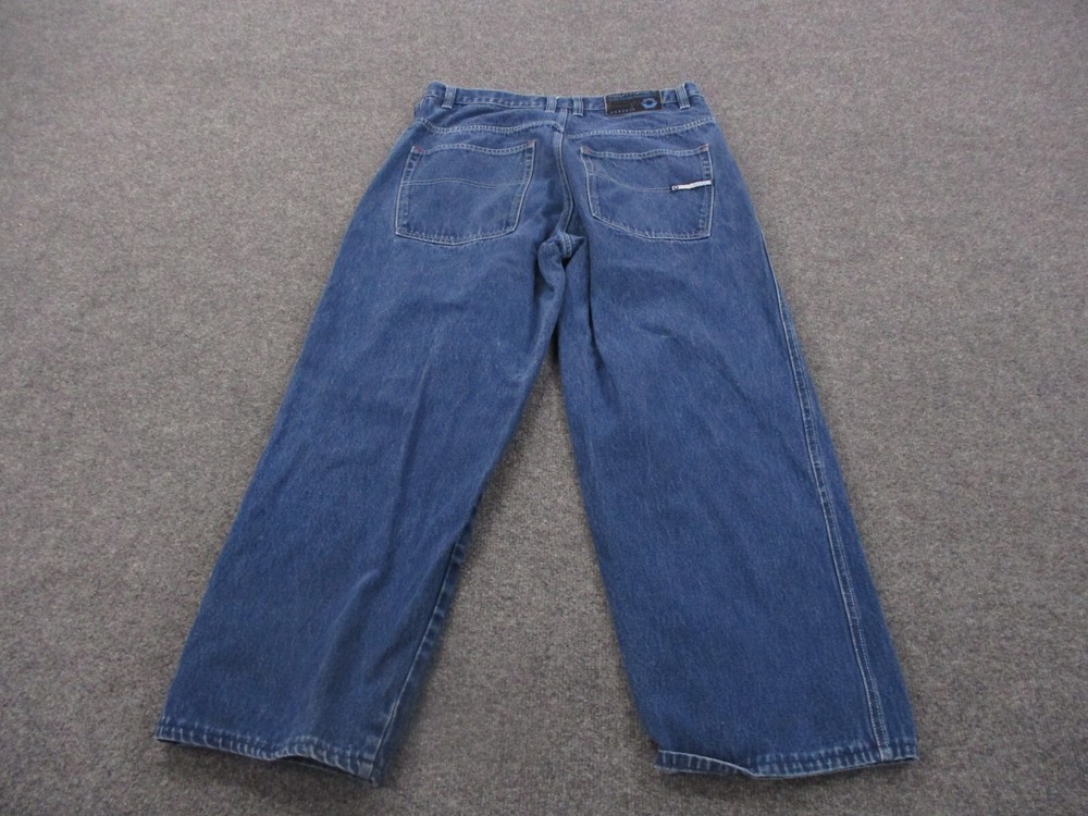 Southpole Men's Vintage Y2K Blue Denim Baggy Carpenter Jeans Size 36