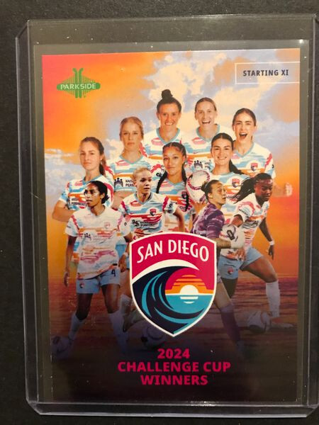 2024 Parkside San Diego Wave SSP Challenge Cup Winners Short Print /100