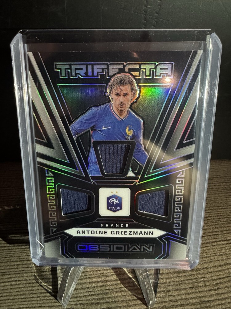 Antoine Griezmann 2024 Panini Obsidian Trifecta Triple Patch /199 #TM-AG