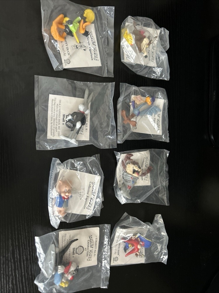 1990 Sealed Looney Tunes Collector Shell Figurines Rare Vintage