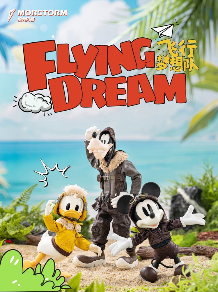 Presale Deposit for MORSTORM Disney Flying Dream Series Mickey Donald Goofy-image