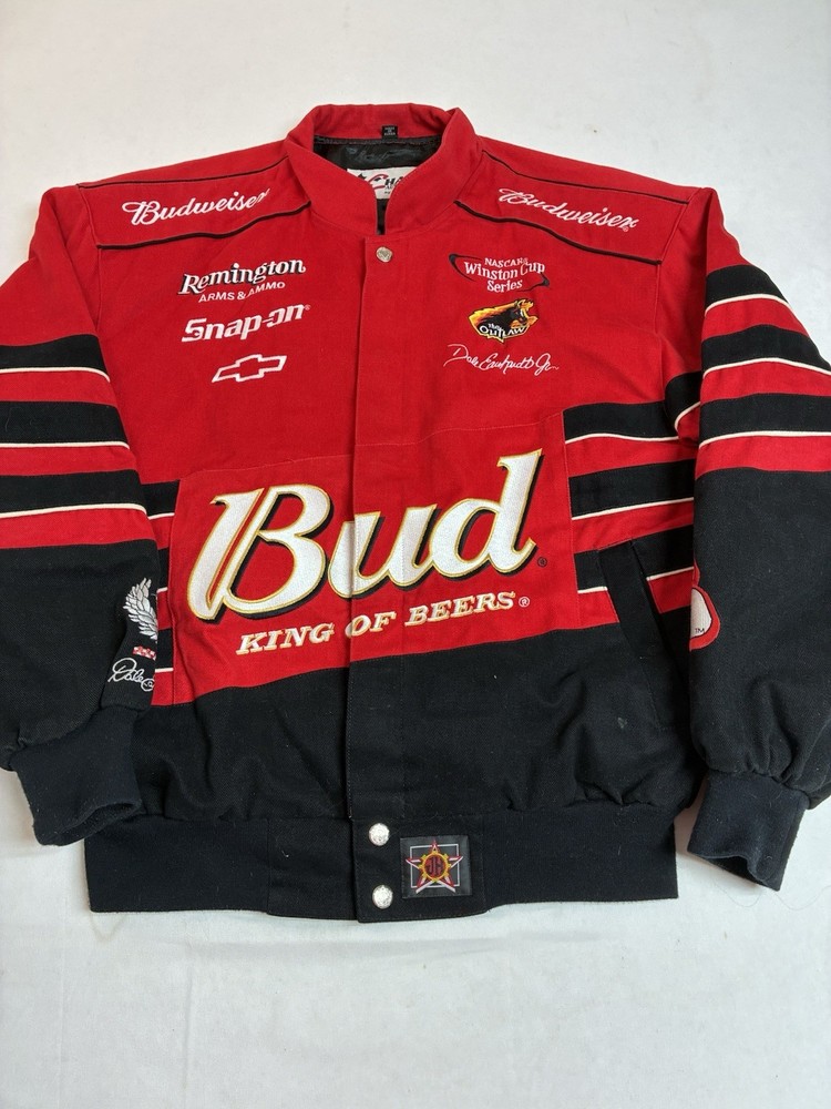 Vintage Jeff Hamilton Chase Authentics Jacket Dale Earnhardt Jr Size Medium