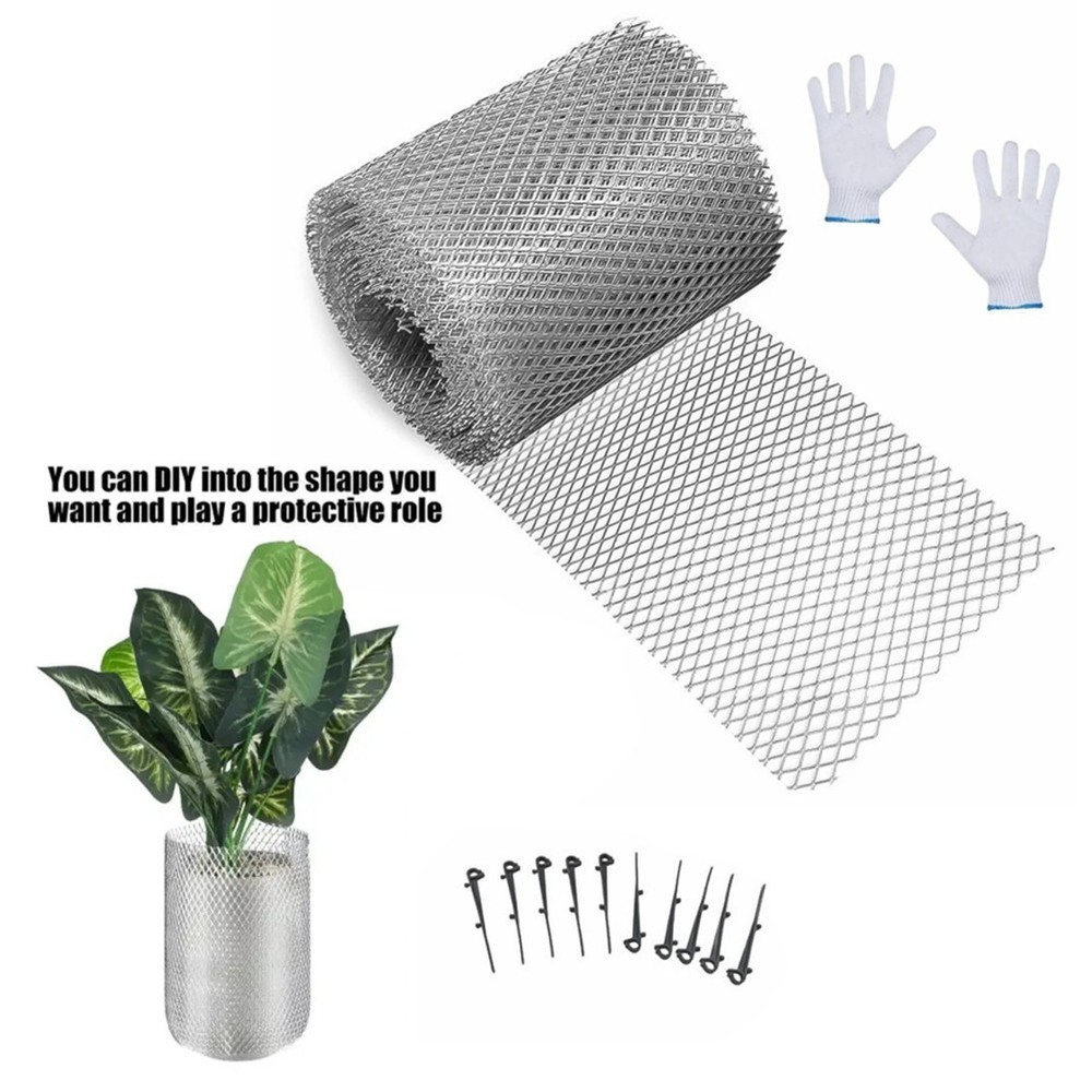 Aluminum Gutter Screen 6 Meter Length Anti Clogging Roof Downpipe Guard