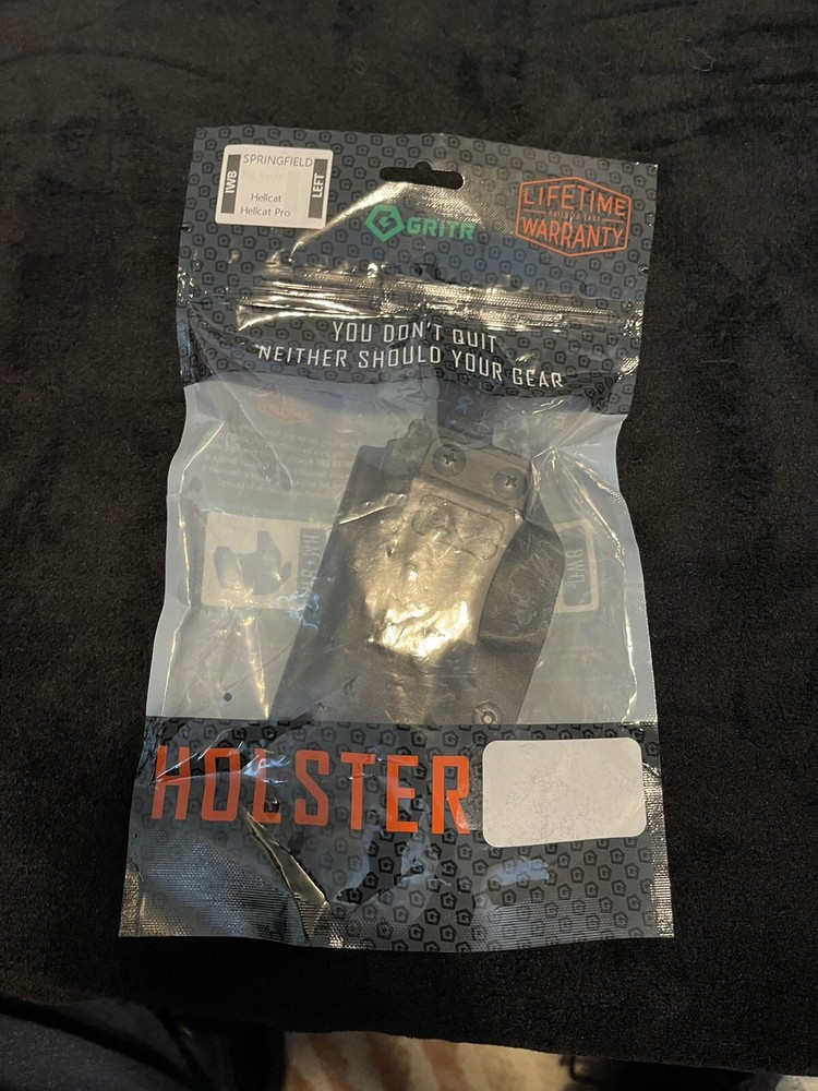 GRITR IWB Kydex Left Hand Holster Fits Springfield Armory Hellcat PRO